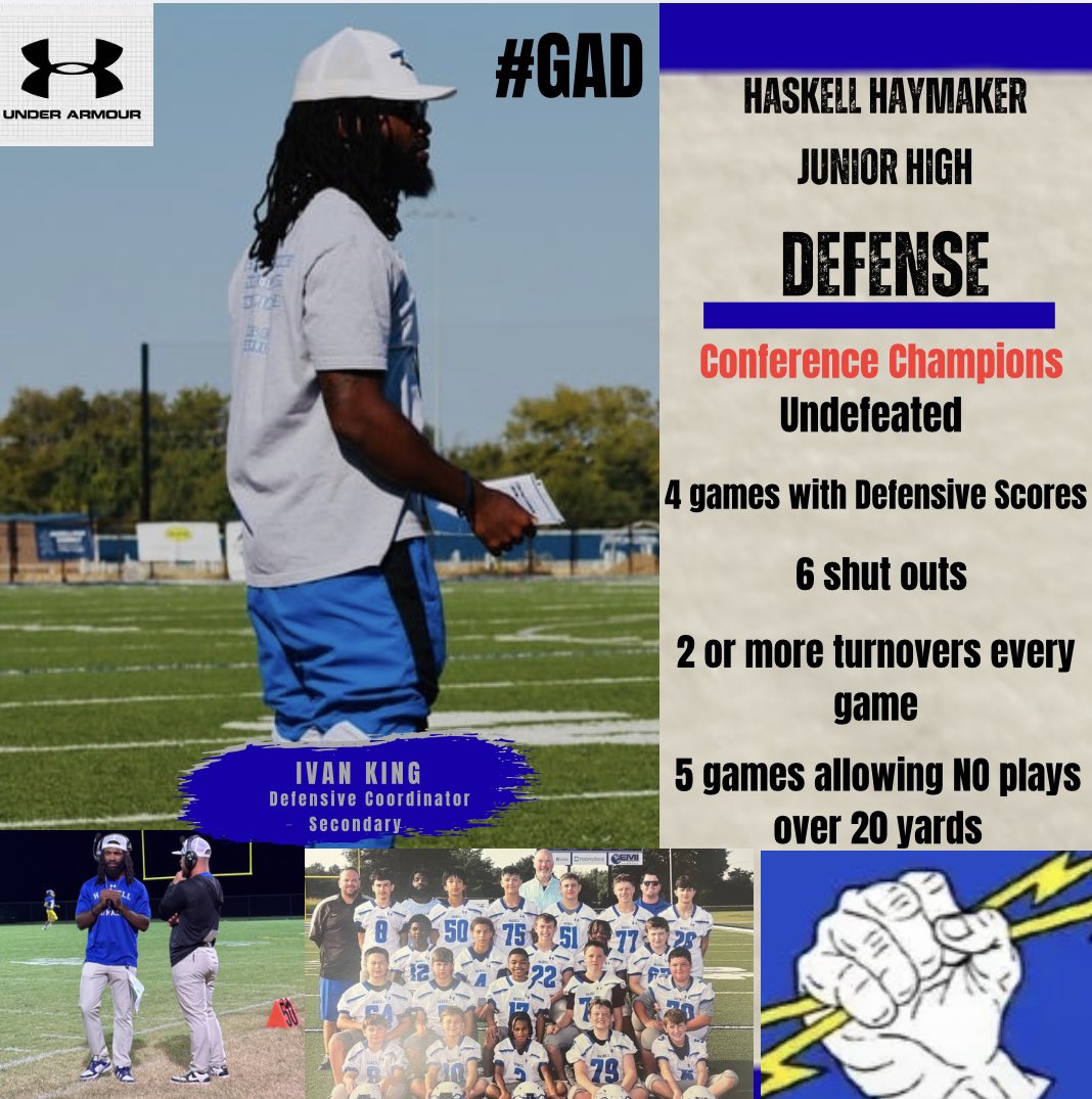 Coach____King's tweet photo. Part 2.
The junior high group did handle business this season! It’s only right to show love to these young men! #GetActive #GAD #GeauxHaymakers https://t.co/OIoOuEKSL2