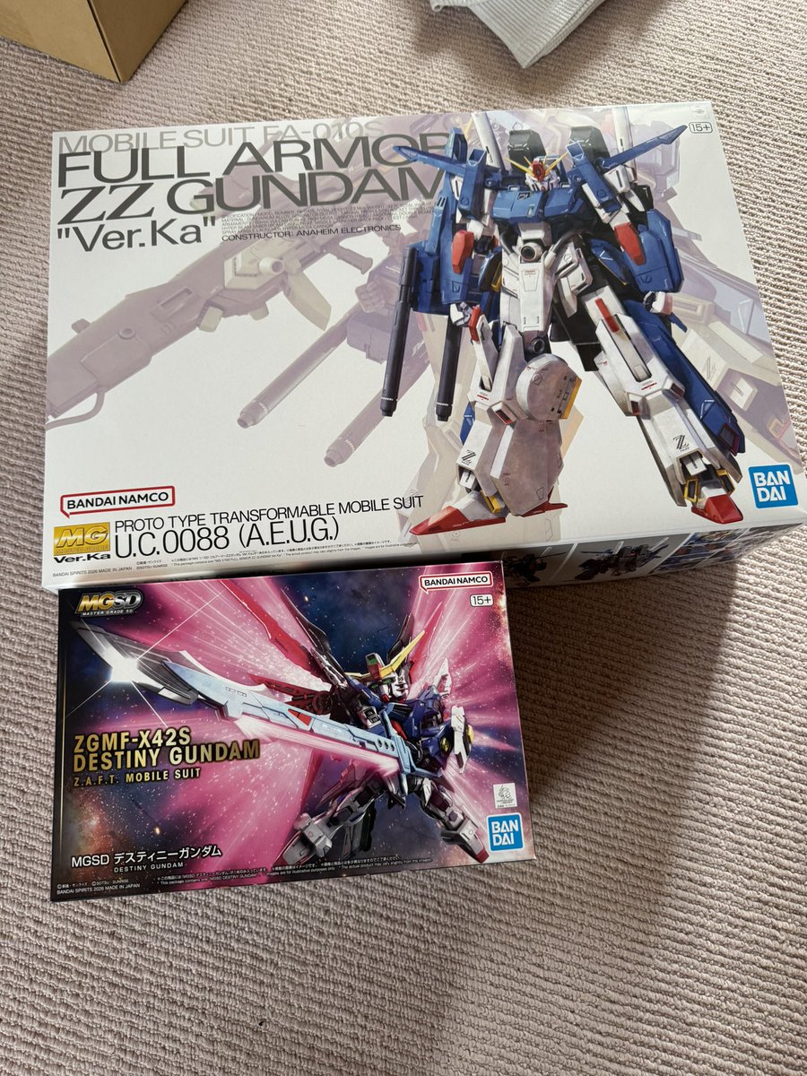 この人積みプラたくさんあるけどせっかく並んで買ったんならまずこの2