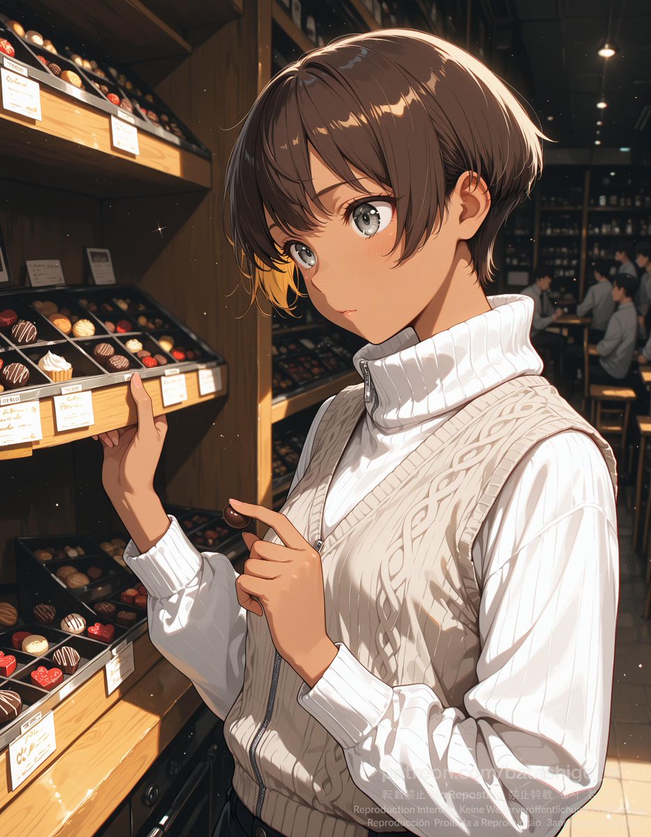 光と質感の調整回、まとめに入れてます #AI #AIart #AIイラスト #SFW