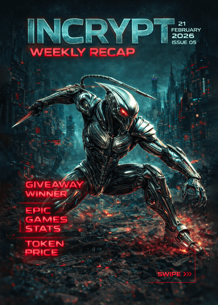 incryptofficial's tweet photo. 🔥 INCRYPT WEEKLY RECAP 🔥

Missed anything this week? We’ve got you covered.
All the details on our latest giveaway winners, Epic Games stats, and $INC token performance from the past week.

👉 Swipe for all the info

#Incrypt #WeeklyRecap #CryptoGaming #Web3Gaming #INCtoken https://t.co/niIdmXBH9e