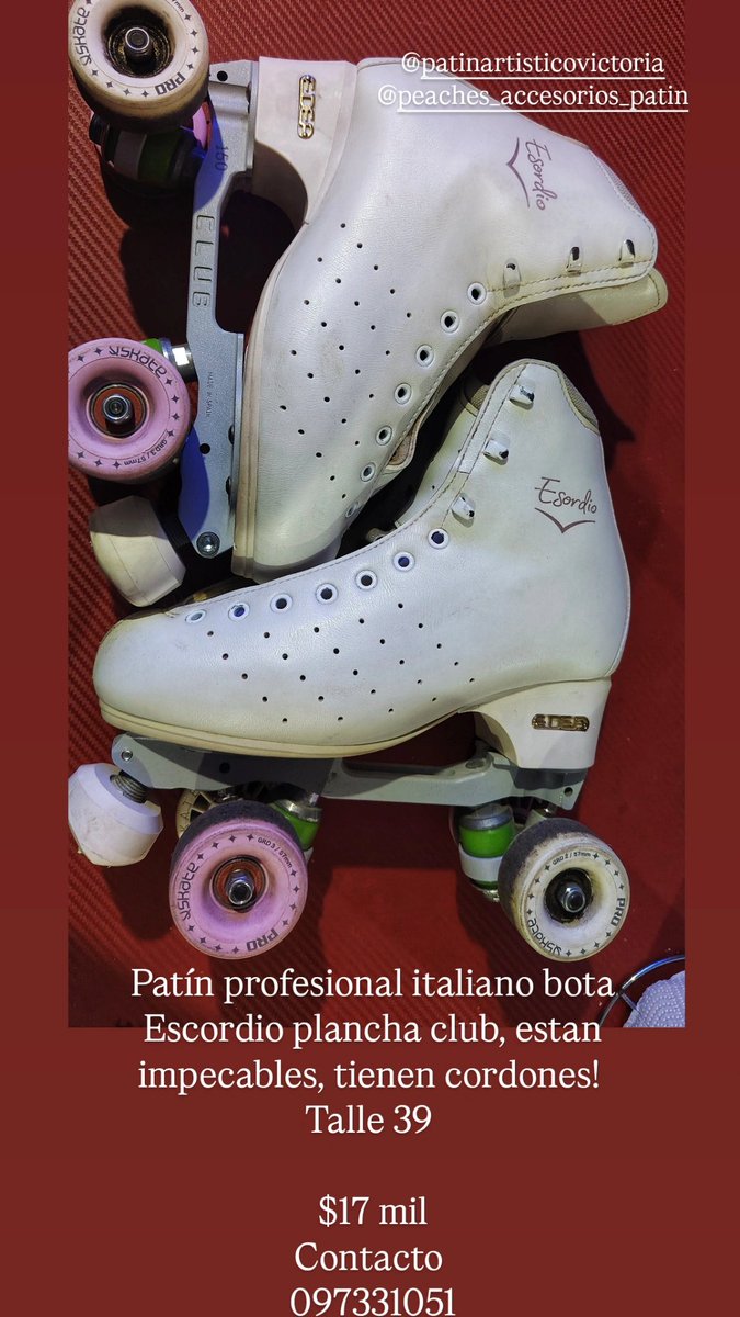 Patines a la venta son profesionales italianos en impecable estado tienen sus cordones...  #twiterservicio