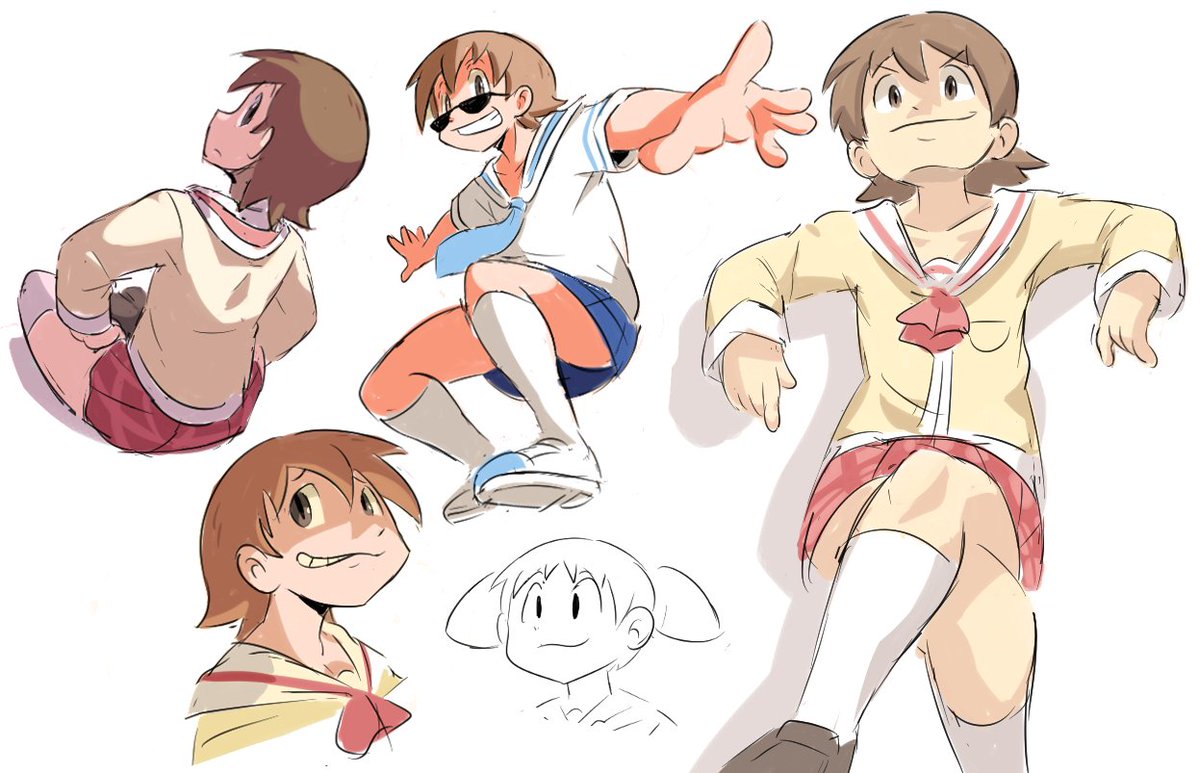 Crae_YT's tweet image. experimental yuuko doodles