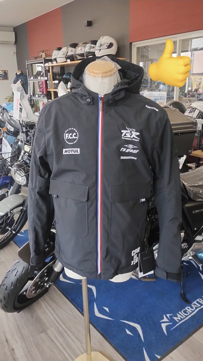 【プロテクター完備】RSタイチ × HONDA コラボ ライディングパーカー ホンダとRSタイチのコラボジャケット入荷しました😊どんなバイクにも