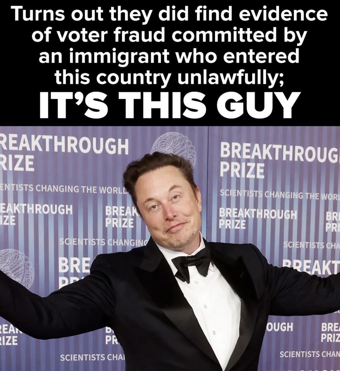 Gee, Elon accused of voter fraud. Shocking… NOT!