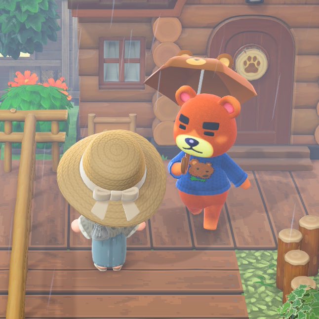 たいへいた、うちの島にいるけどほんま可愛い

これは私がプレゼントした🐻の傘と🐻のセーター着てるたいへいた