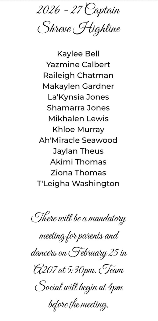 Captain Shreve High tweet media