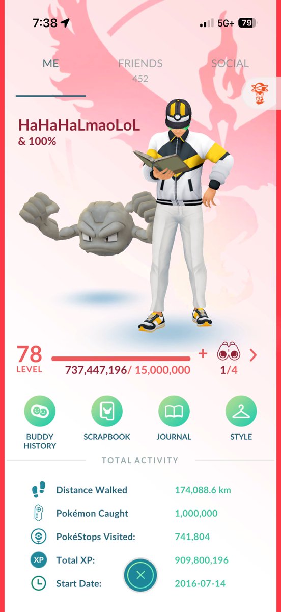 homeworldrs1994's tweet photo. Here we go . After almost 10 years hit 1million catches. Feels amazing . Now for 2million lol https://t.co/XwWdAXjtTe
