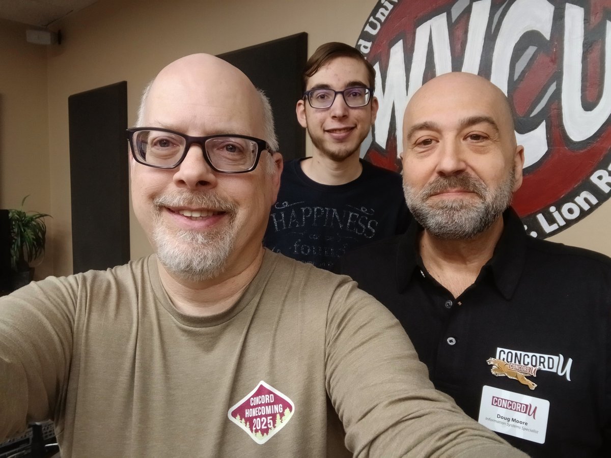 3songswvcu's tweet photo. Had a great show with Information Systems Specialist Doug Moore. Doug's 3: "Twilight Zone" (@GoldenEarringNL), "Renegade" (@STYXtheBand), &amp;The Emptiness Machine" (@linkinpark). I played "A Girl Called Johnny" (The Waterboys). Special guest appearance by Joel Berkey! https://t.co/2x8F4mMGML
