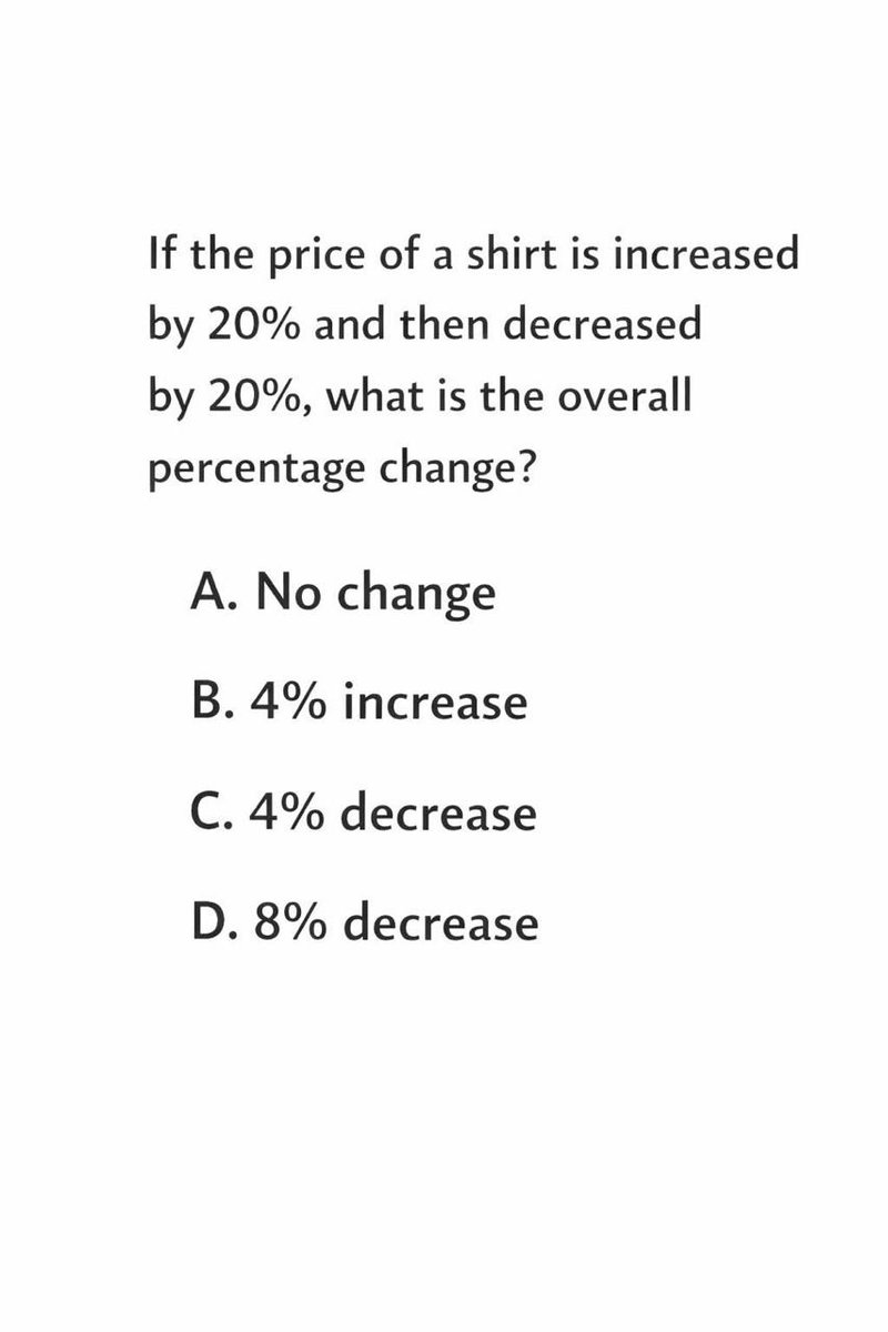 Find overall percentage?