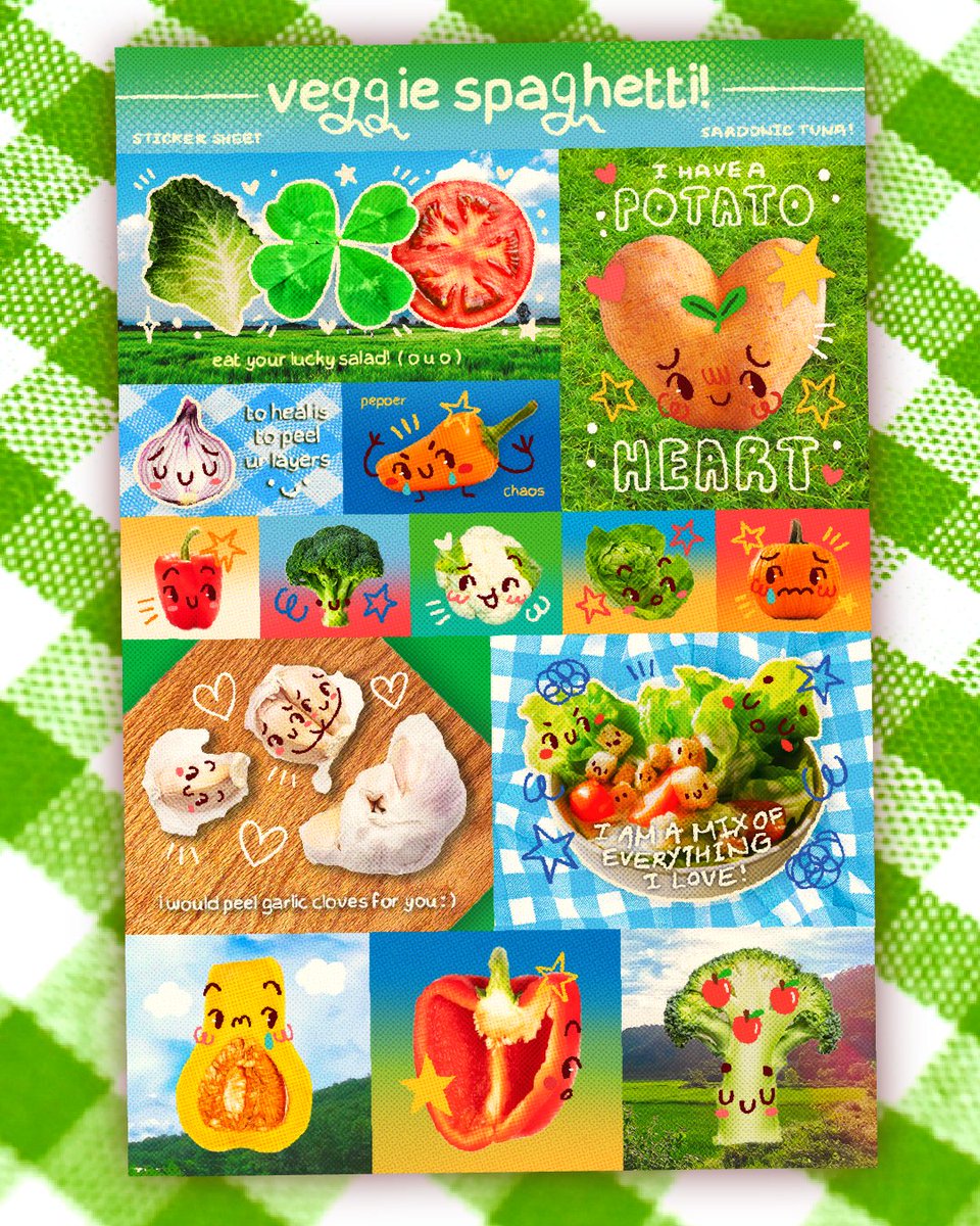 veggie spaghetti! 🥦🧅🥔