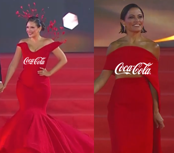 Coca-Cola de medio y la Coca-Cola de vidrio en la #GalaViña2026 #Gala2026   RUUUN