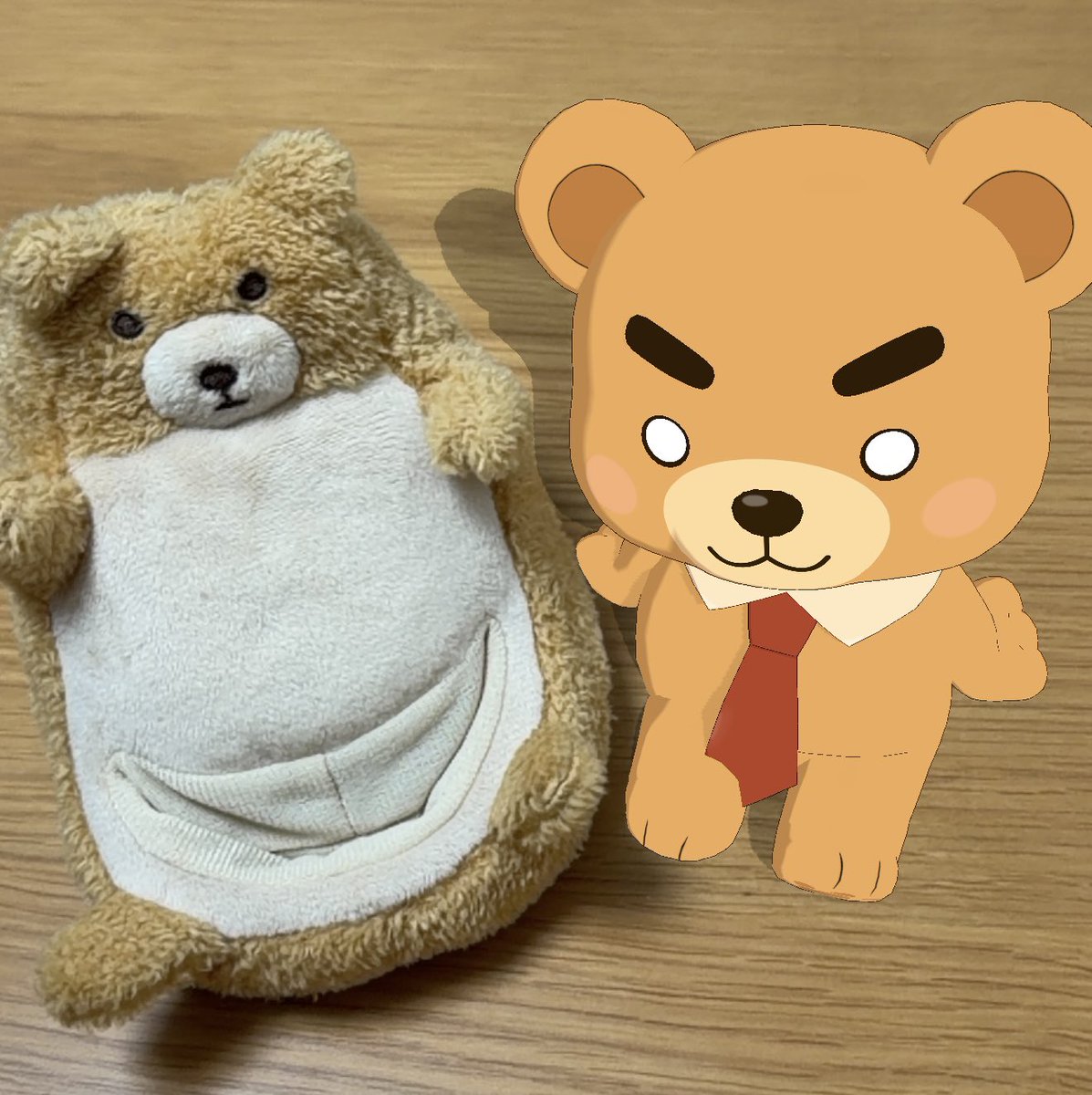 おはようございます☀ 三連休じゃー 今日のくまグッズは スマホ