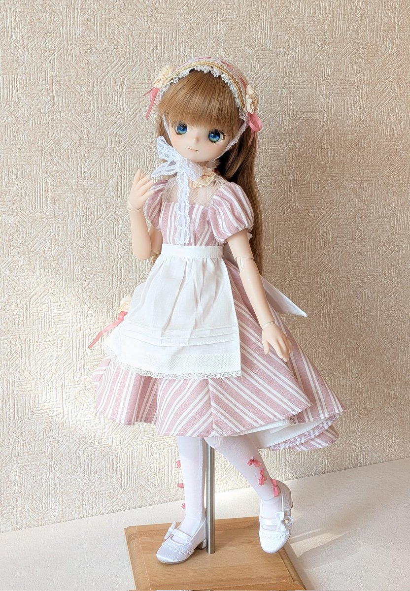 apricot_ac0's tweet photo. 2/23ドールショウ77
ブースNo.5B-33
【nest】のショップ名で出展します✨
40cmドールサイズのワンピースセットです
モデルの3人は同じサイズを着ています
可愛い3人に会いに来てね👋👋👋
#ドールショウ77冬
#ドールショウ
#msddoll
#myoudolldelia
#merrybelle https://t.co/WQVtw9oiVS