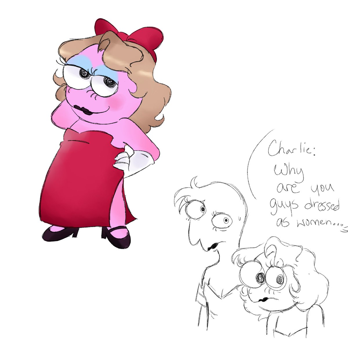 Smile friends /in drag #smilingfriends #smilingfriendssquim