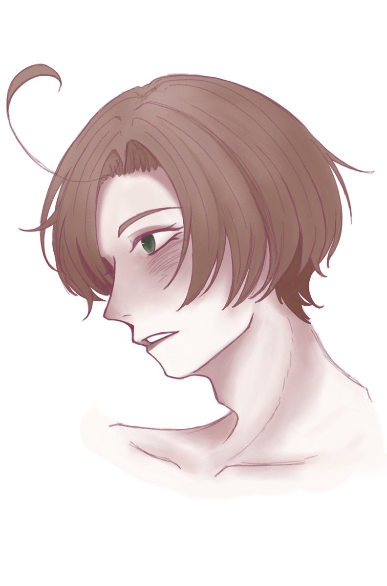 ぬっっっったよロマちゃん
横顔難しいですわ