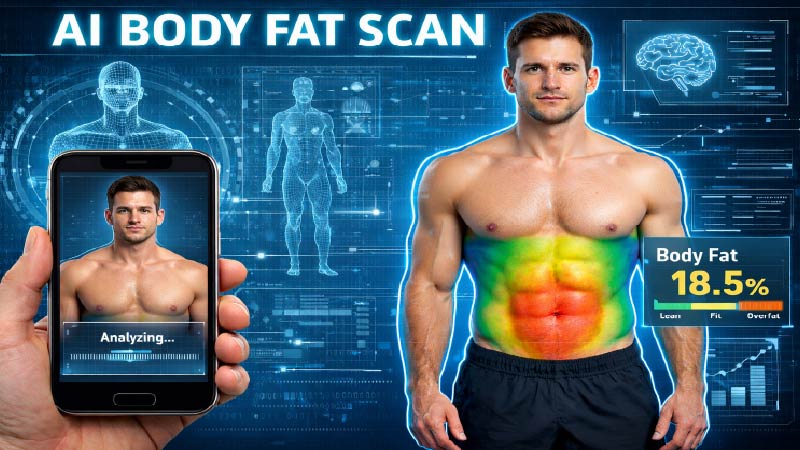 FatCalc's tweet photo. Upload a photo to receive an AI-powered body fat estimate in seconds, or select from seven other proven measurement methods for a comprehensive analysis.  https://t.co/EZz6fn1rKq https://t.co/390LPCmqZa