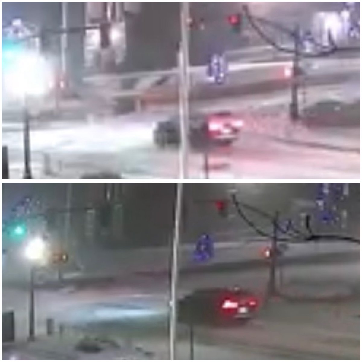 Canton Library camera

Top photos are 12:16am (when John is in the car with her). Bottom photos are 5:16am. Noticeable difference on the passenger side.