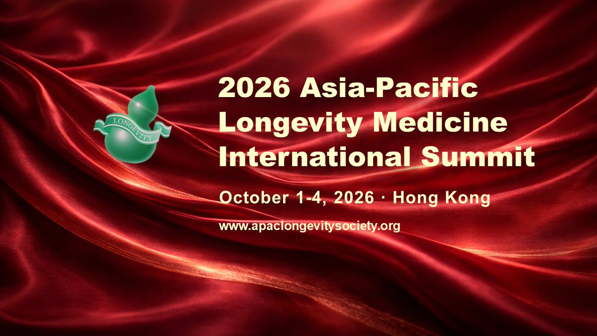 Asia-Pacific Longevity Society tweet media