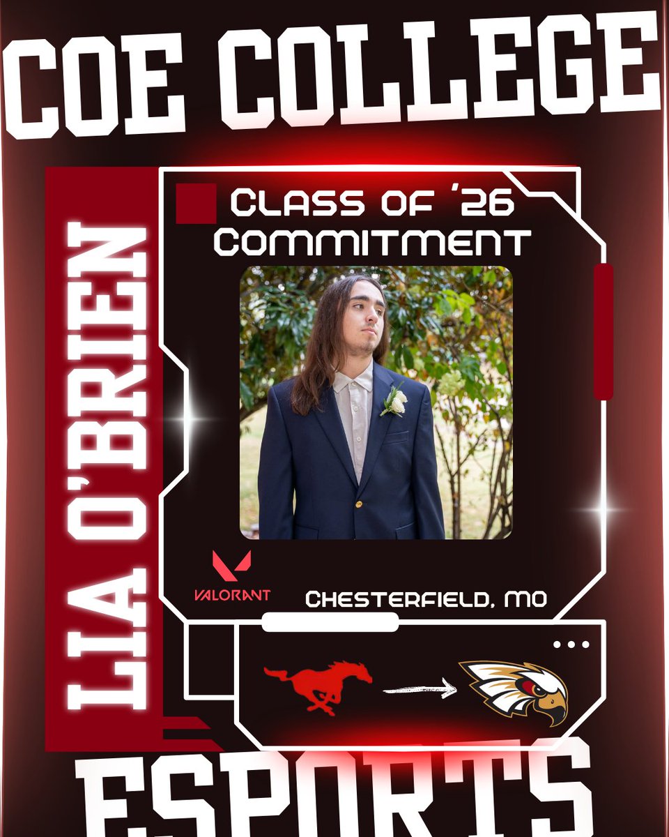 CoeEsports's tweet photo. I would like to welcome Lia to our Esports Program as our newest commit!!
@CoeAthletics @CoeCollege https://t.co/PZWbGSJEhN