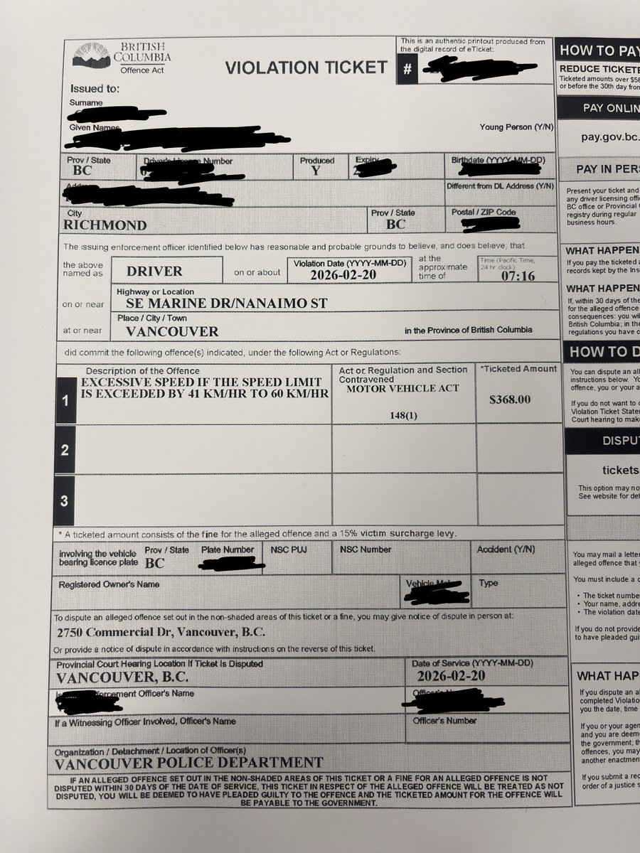 VPD Traffic Section tweet media