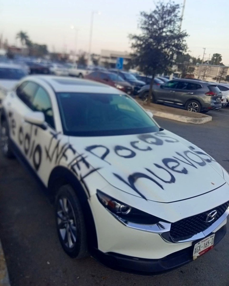 GildoGarzaMx's tweet image. #Tamaulipas | Así le pintaron su fin de semana a un ciudadano honorable en #CdVictoria #México