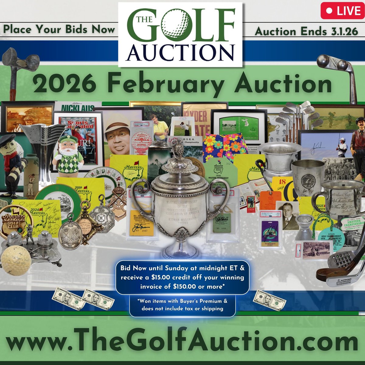 The Golf Auction tweet media