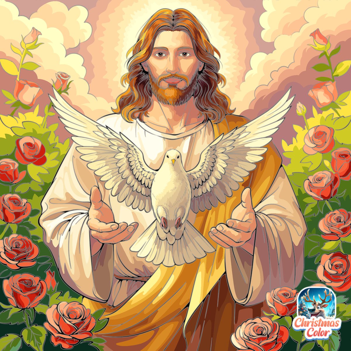 LabauveKim's tweet photo. Jesus and the Holy Spirit https://t.co/ocnwMioRV0