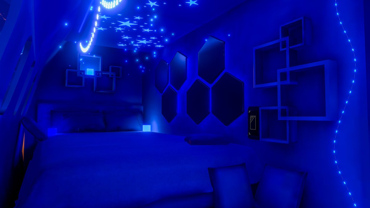 Take a relaxing flight in this incredible plane! Two bedrooms and a chill lounge! 

World: The Chill Airbus 
By: ponluxime 
Type: PC/Q/M

Link: vrchat.com/home/launch?wo…

#VRChat #VRChatPhotography
#VRChat_world紹介