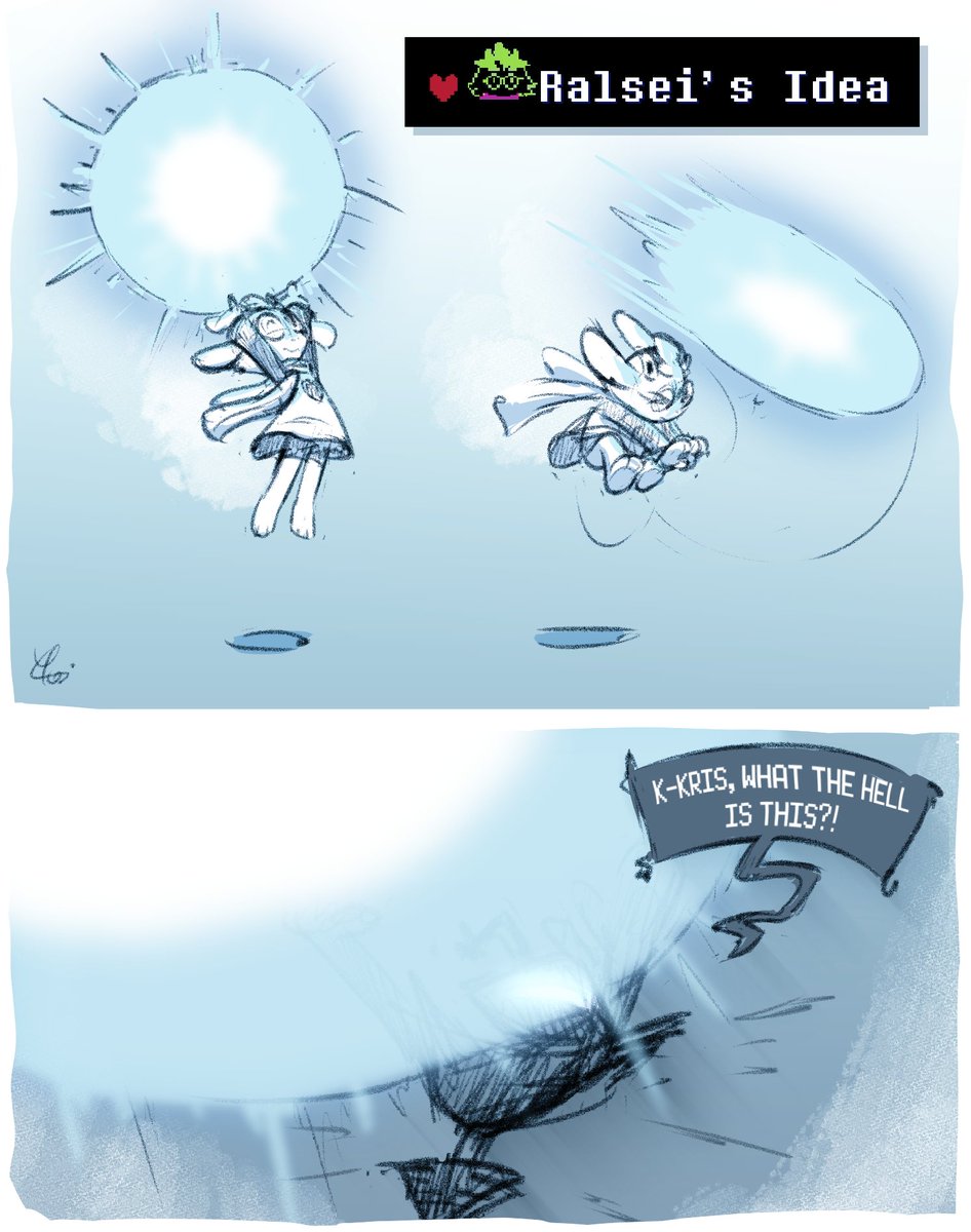 Ralsei has the best idea. #deltarune