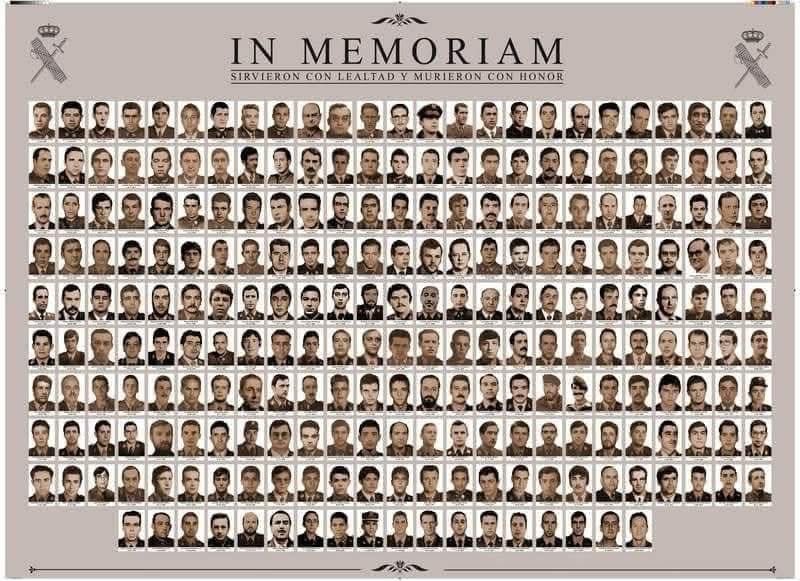 “No quisieron servir a otra Bandera, no quisieron andar otro camino, no supieron vivir de otra manera”.

ETA intentó matar todos los días.

Más de 300 asesinatos de ETA sin resolver. Esto te afecta, esto nos afecta como país. 

#TenemosMemoriayRelato

#TenemosMemoria