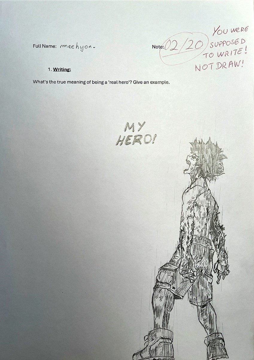 animeposts's tweet image. The teacher was definitely All For One