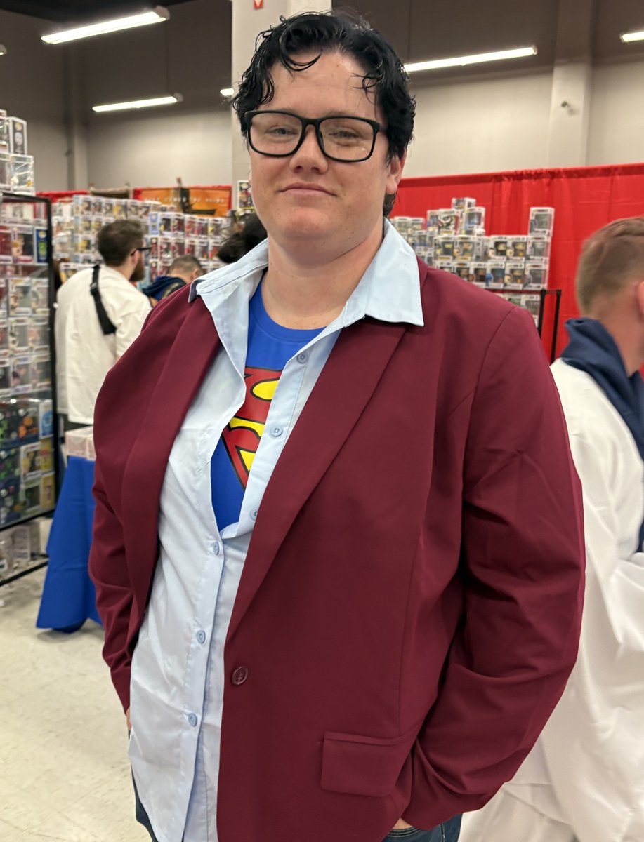 Mild mannered reporter I met at #albuquerque #comiccon 2026.