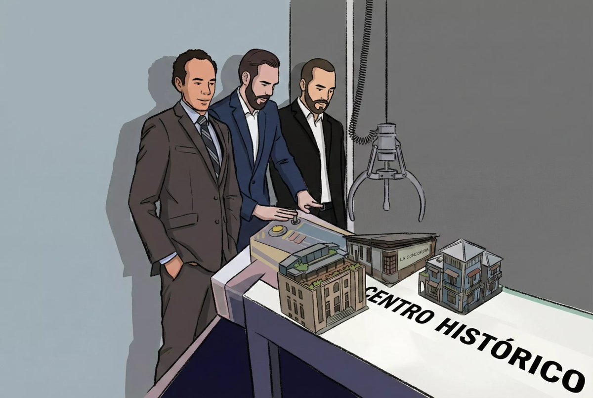 🔴 Los hermanos de Nayib Bukele, Karim y Yusef, compraron a través de su empresa Lagencia cuatro nuevas propiedades: tres en el Centro Histórico, incluido el edificio La Concordia, que sufrió daños en el incendio del 13 de febrero que dejó cinco muertos. Dos están en el circuito