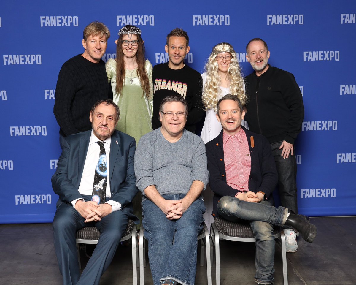 “There’s some good in this world, Mr. Frodo. And it’s worth fighting for.” It was tremendous for <a href="/sheldon_spock1/">Meghan Goudy</a> &amp; I to meet #ElijahWood, #SeanAstin, #DominicMonaghan, #BillyBoyd, #JohnRhysDavies &amp; #DavidWenham <a href="/FANEXPOVAN/">FAN EXPO Vancouver</a> on Sunday!! They were really friendly &amp; excited too!!