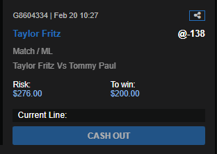 SmoothManSports's tweet photo. 🇧🇷 #ATPRioDeJaneiro 🍌 x🇶🇦 #ATPDoha 🍉 x 🇺🇸 #ATPDelray 🍓 | Friday ADD 🎾
911:
🍓 2U 🇺🇸 Taylor Fritz ML (-138/1.72)
Maybe Fritz will also win the first set and then lose, too.
Best of luck, Super Team.
Trust the system; cash the slips.
🍐🍊🍌🍉🍇🍈🍑🍍🥥🥭🍒🍓🍋🍏🍎🥑🥝🫐
#GamblingX #GamblingTwitter #tennis #tennispicks #bet105partner #atp #wta #atpchallenger #ATPRioDeJaneiro #ATPRio #RioOpen #ATPDelray #DBOpen #ATPDoha #QatarOpen