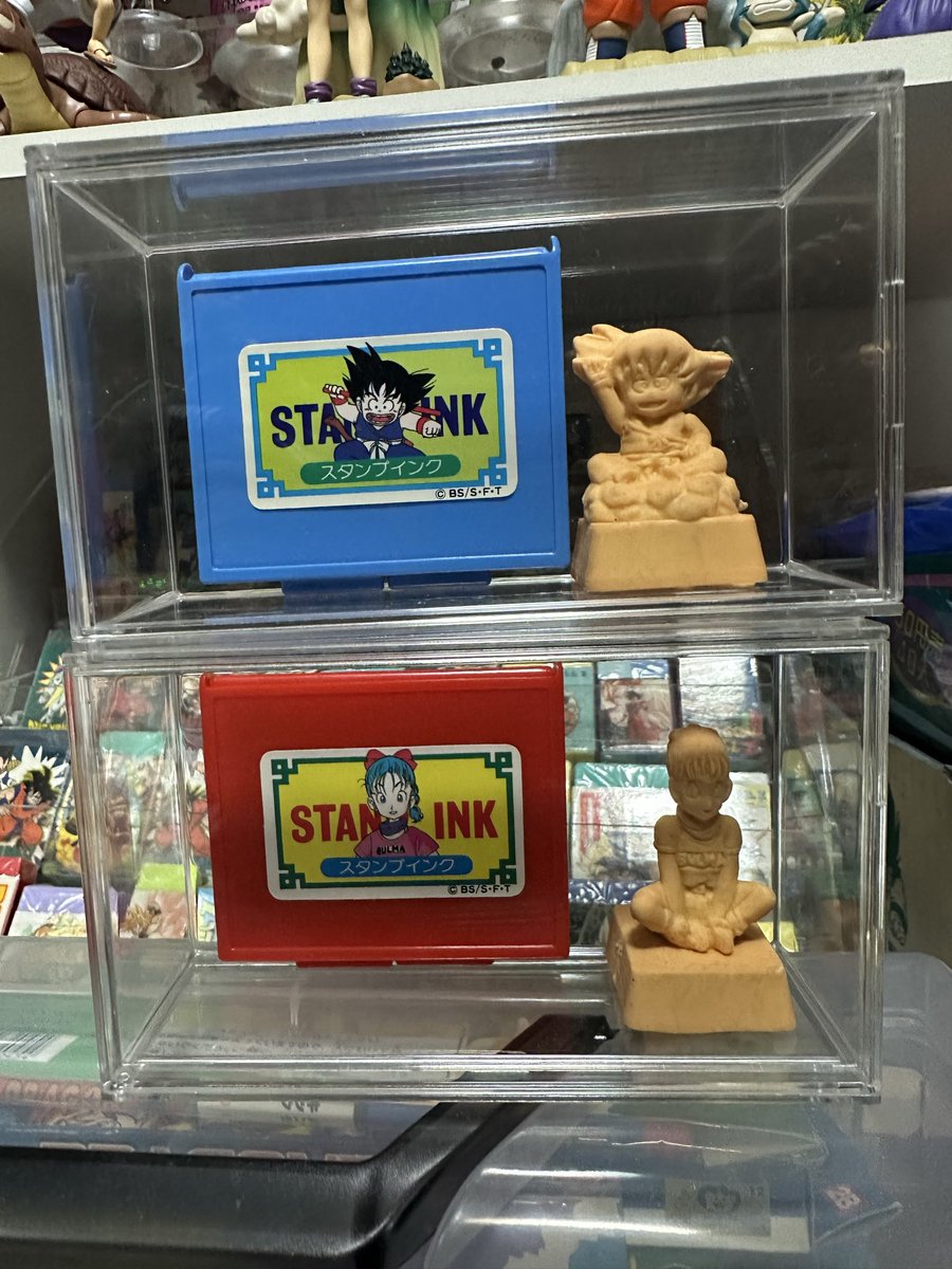 スタンプセット箱から出して飾ることにしました😎苦渋の決断！！！