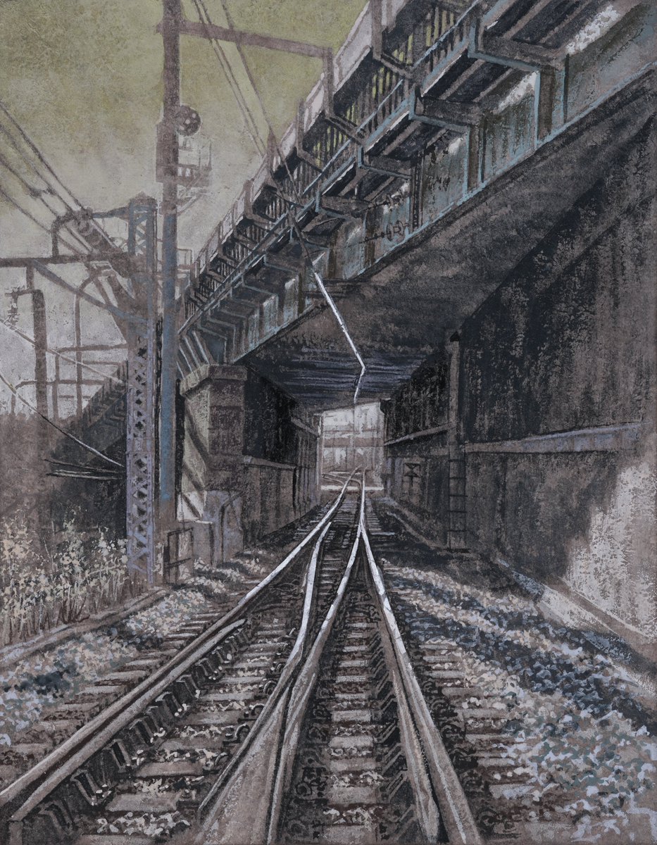 めちゃ好き。。。電車という主人公が居なくても、それを支える構造物