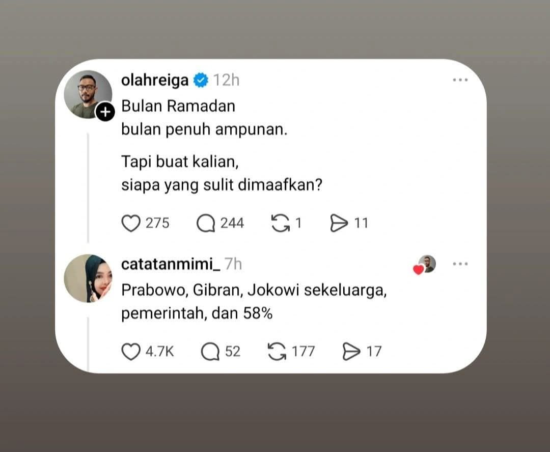 BUSYET diborong gitu.