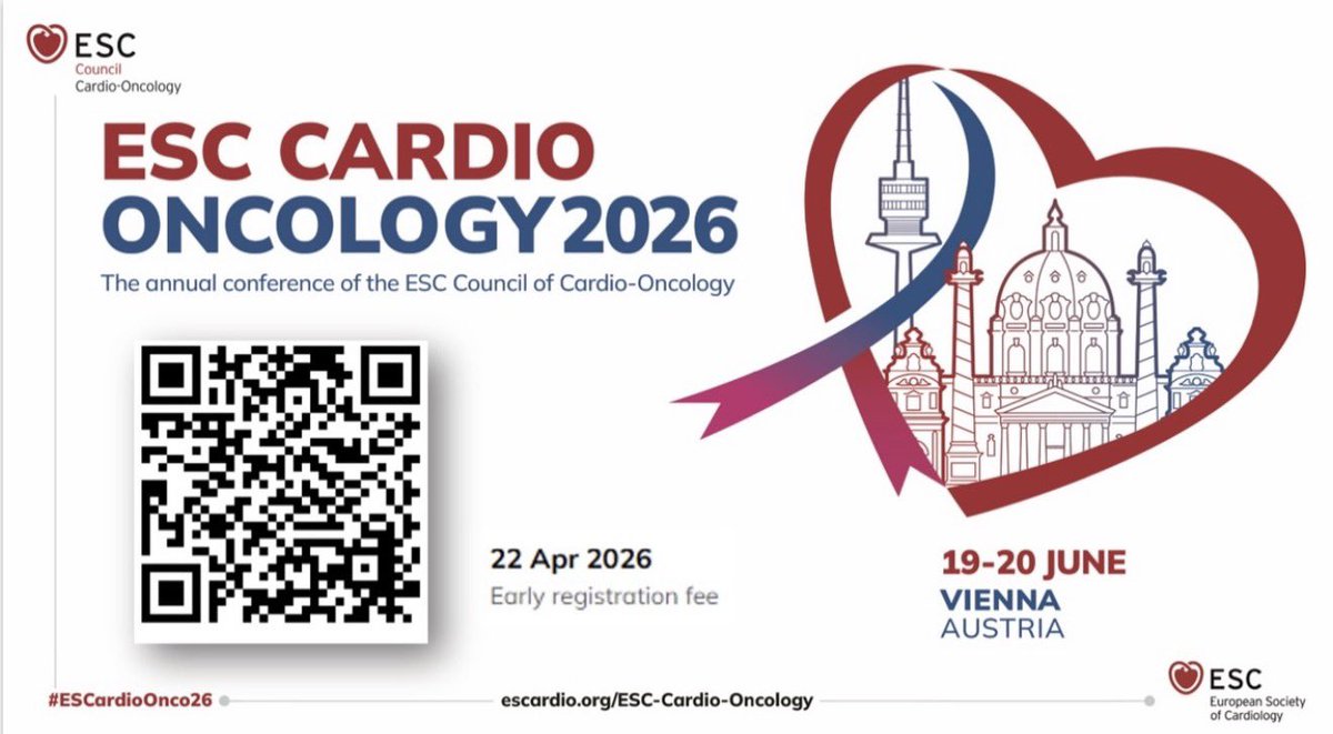 ESC Council of Cardio-Oncology Chairperson tweet media