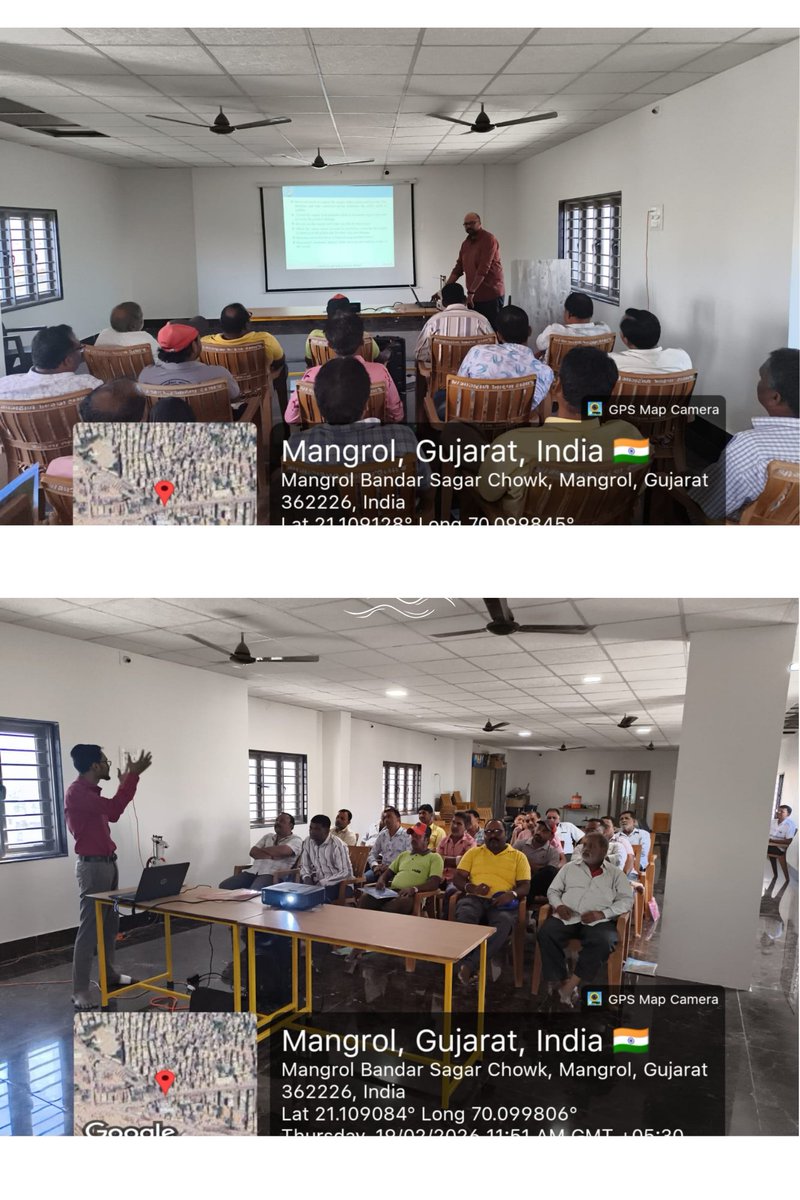 CifnetH's tweet photo. CIFNET successfully conducted a
03 days Skill Development Training programme under #PMMSY,for 25 #fishers of #Mangrol,Gujarat on topic "#Maintenance of #boatEngine & #FishingPractice"funded by #NFDB from 18.02.26 to 20.02.26 jointly with #MPEDA-NETFISH &DoF Gujarat @FisheriesGoI https://t.co/2sThQTtppl