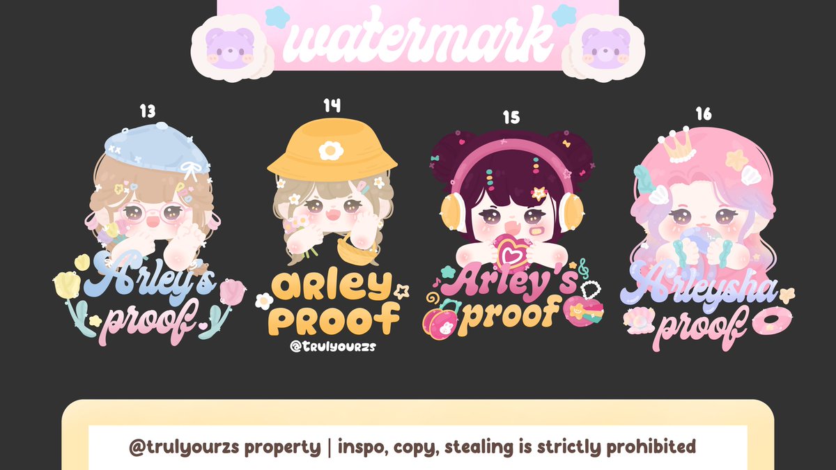 trulyourzs's tweet image. [  help repost please? thank u!  ]

💬 hiluu ol — yang lagi nyari wm/watermark commis, akuu openg edit wm watermark seperti di foto, ONLY 5K. bisaa sung dm or ke wa ajaa yaaa!

#zonauang