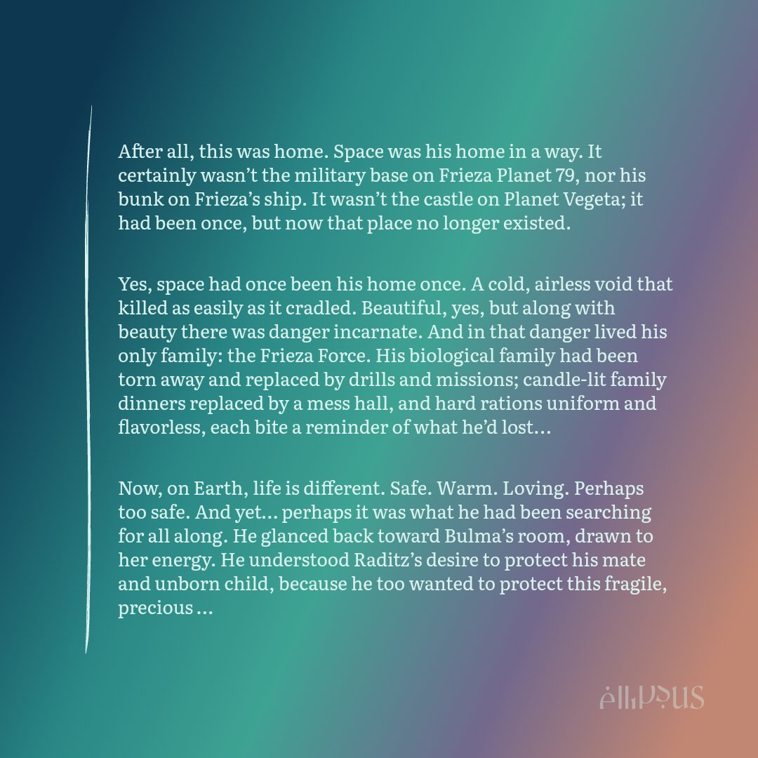 Gemini Saga Eclipse 
Chapter 43: No Longer A Number 

AO3->>archiveofourown.org/works/22131307… #DragonBall
#DragonBallZ #Vegeta #fanfiction