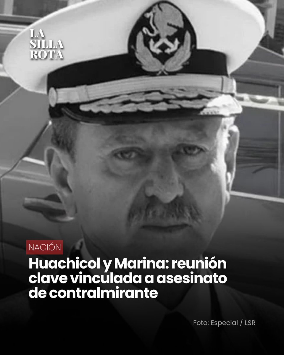 lasillarota's tweet photo. 🛢️ La Fiscalía General de la República sostiene en la causa penal 325/2025 que el homicidio del contralmirante Fernando Rubén Guerrero Alcántar estaría relacionado con una reunión que sostuvo meses antes con el entonces titular de la Secretaría de Marina, José Rafael Ojeda Durán. Según el expediente, el mando naval entregó un manuscrito donde denunciaba una presunta red de corrupción y huachicol fiscal en aduanas.

Peritajes de geolocalización confirmaron que Guerrero Alcántar acudió a las oficinas centrales de Semar el 14 de junio de 2024. La FGR plantea que su asesinato, ocurrido en noviembre de ese año, fue una represalia directa tras formalizar la denuncia ante la máxima autoridad naval.

https://t.co/cTgiDbY2bK