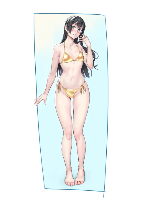 どうしようもなく光の見えない時、金ビキニの輝きを思い出すんだ。