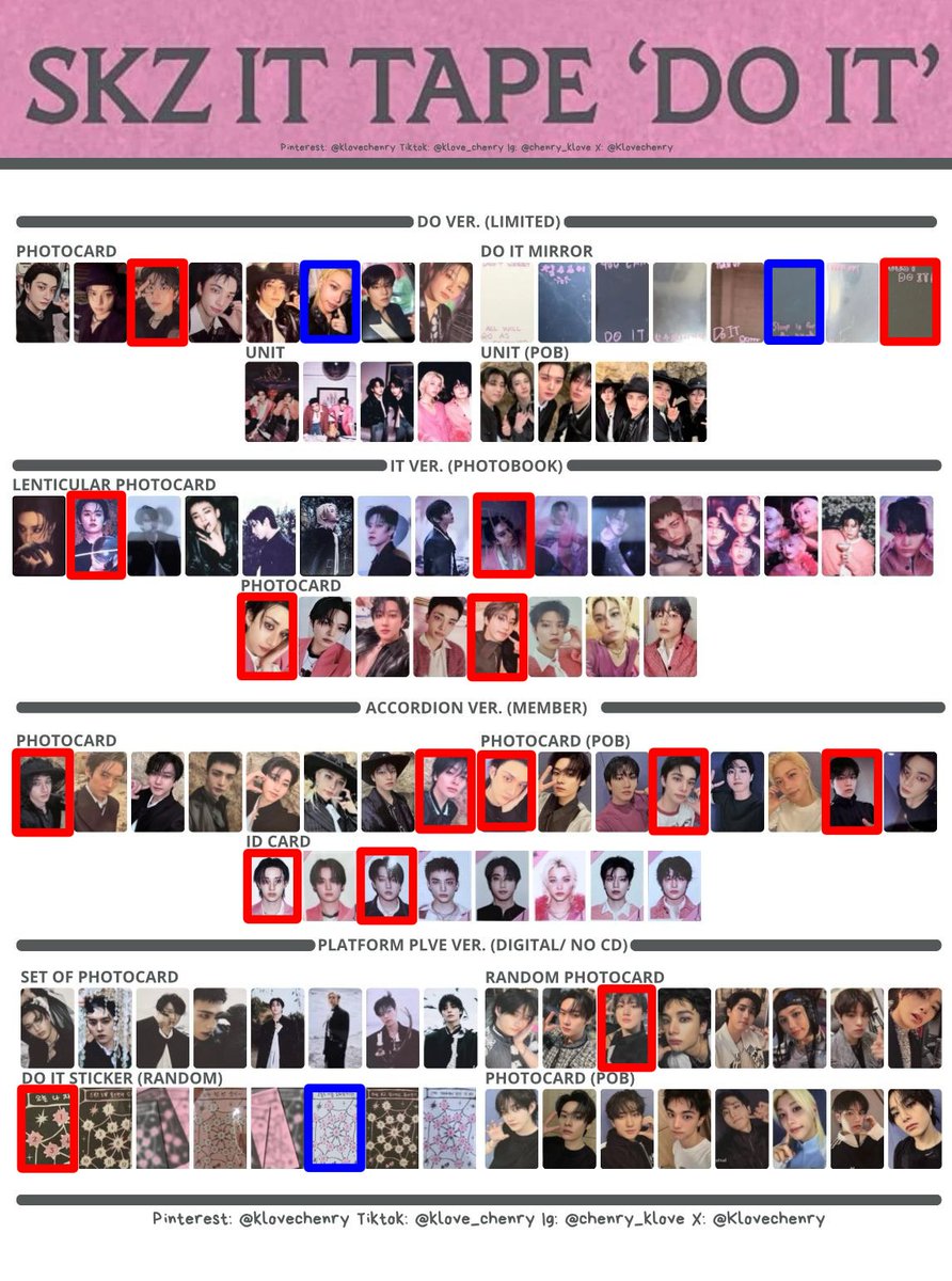 Stray Kids スキズ straykids 交換 トレカ DO IT 譲・画像1 赤枠