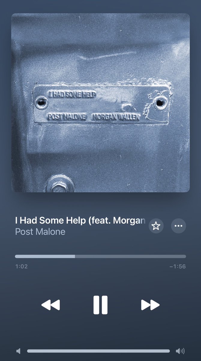 Now this song is absolutely A BANGER by the one and only my favorite artist <a href="/PostMalone/">Post Malone</a> featuring <a href="/MorganWallen/">morgan wallen</a> This song is freaking amazing and i absolutely love this song and i hope one day i can go to his concert and watch him perform this amazing song. 🐐😎💙❤️🔥