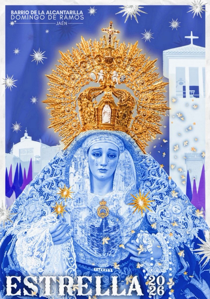 Cartel Estrella 2026, Barrio de la Alcantarilla, Domingo de Ramos Jaén. 

Obra realizada por <a href="/pixelsacrum/">pixel sacrum</a> 

#Estrella
#EstrellaJaenera
#DomingoDeRamos
#Cuaresma
#EstrellaDelSantoReino