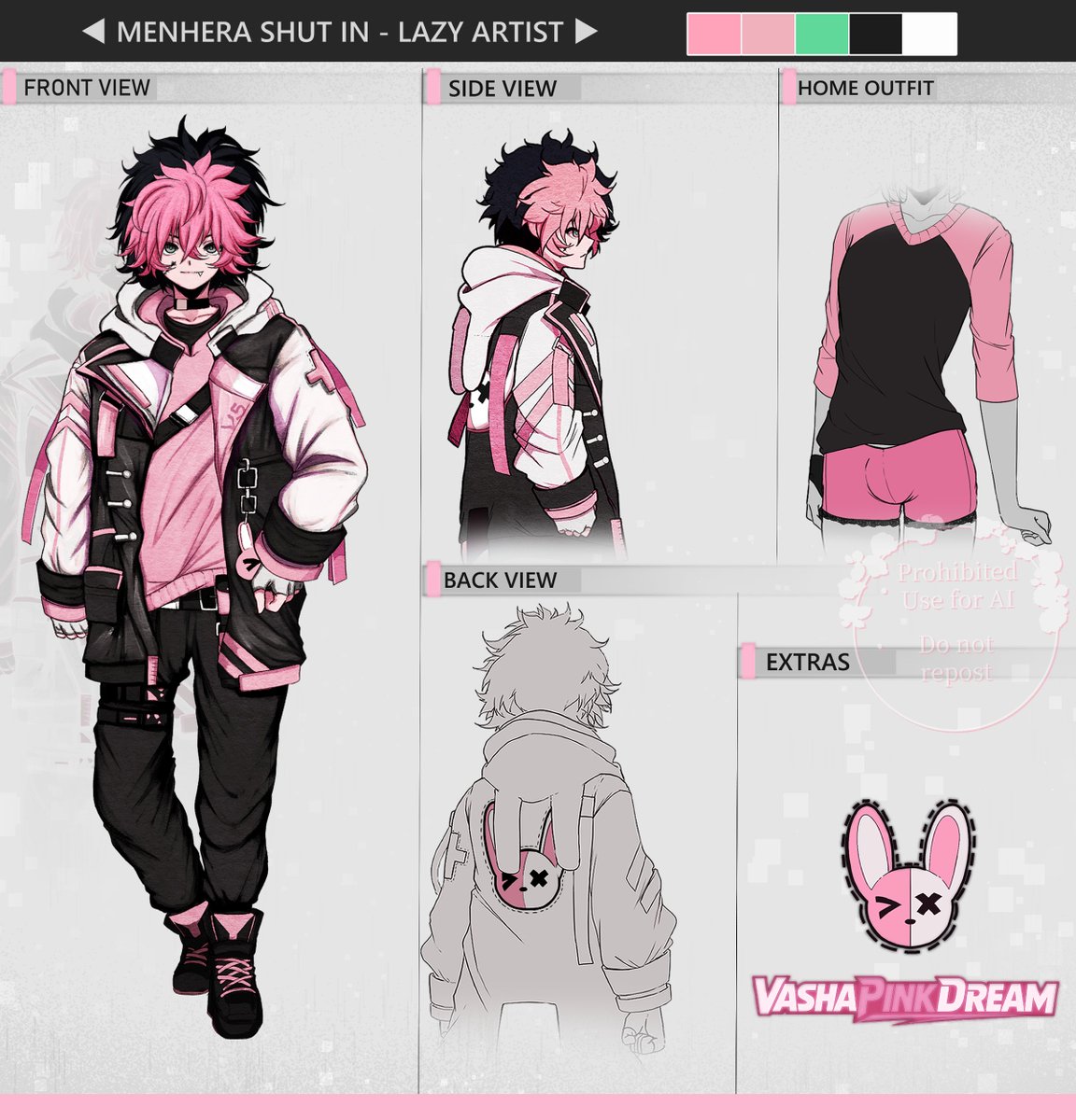 New design, same lazy me ☁️✨

I'm VashaPinkDream, a shut in Menhera ❤️‍🩹

I love to play Anime games, and I want to explore more of them and just yap and chat with people, though I'm always sleepy...
#PinkDreamLines for Fanart!
#PinkDreamDiary For general posts.