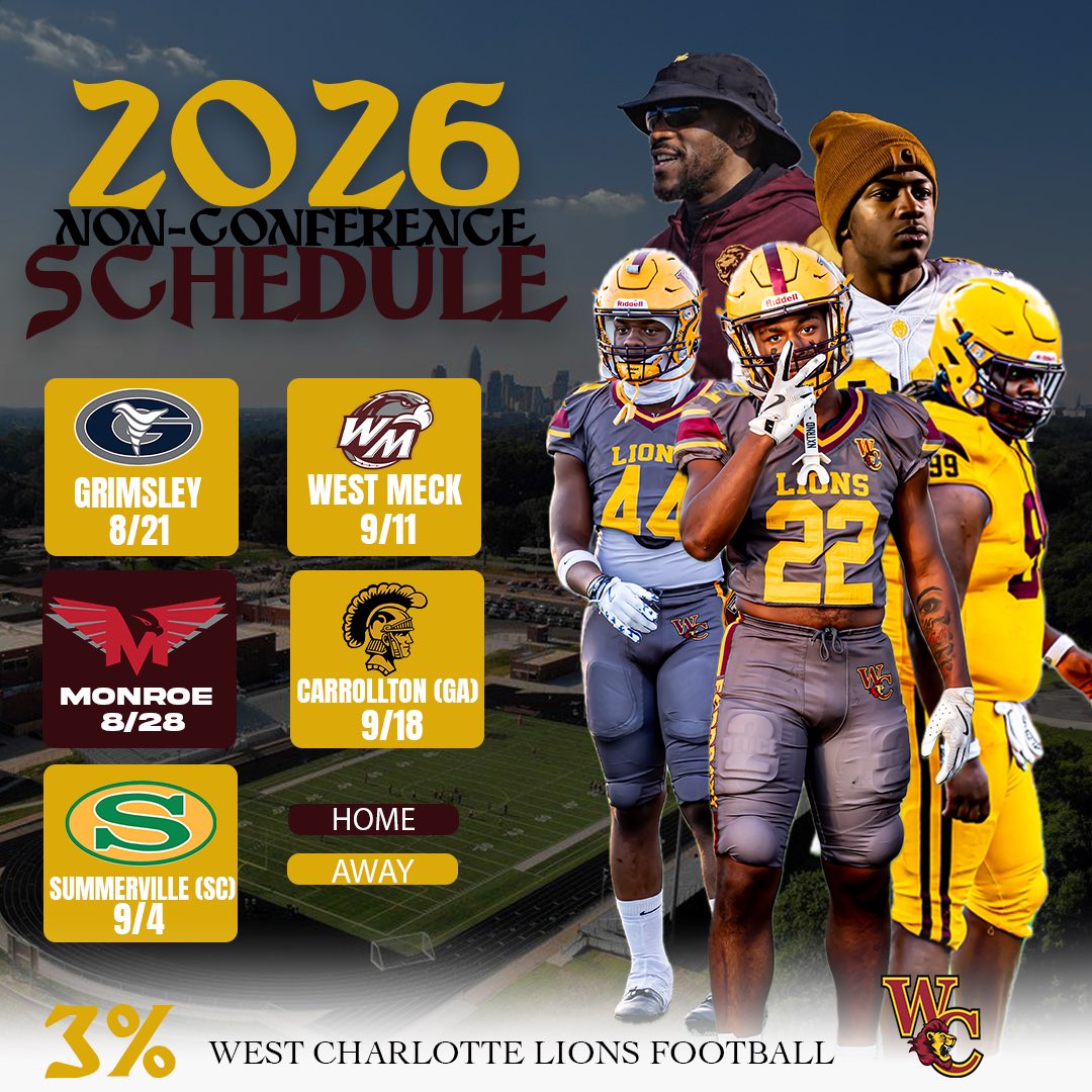 West Charlotte Lions Football tweet media
