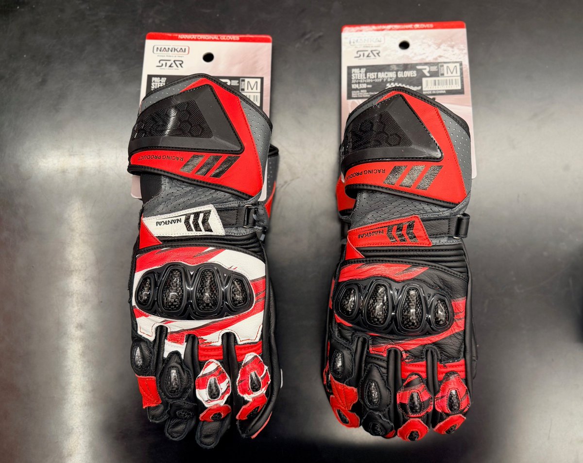 NANKAI オリジナル 新モデル ≪PRG-07≫ STEEL FIST RACING GLOVES